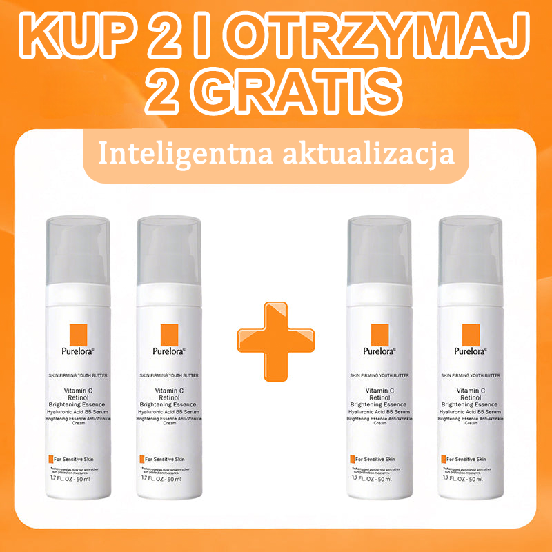 Purelora® Stem Cell Extract EGF and Copper Peptide Revitalizing Essence Cream (głęboko aktywuje wewnętrzną regenerację skóry, sprawia, że staje się ona jędrniejsza i gładsza)