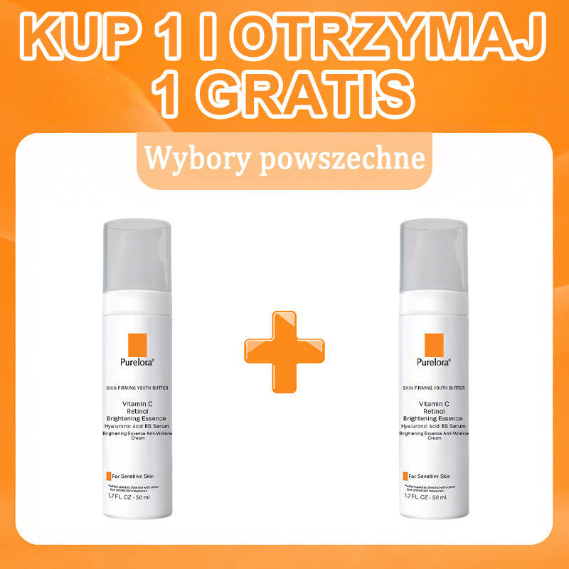 Purelora® Stem Cell Extract EGF and Copper Peptide Revitalizing Essence Cream (głęboko aktywuje wewnętrzną regenerację skóry, sprawia, że staje się ona jędrniejsza i gładsza)