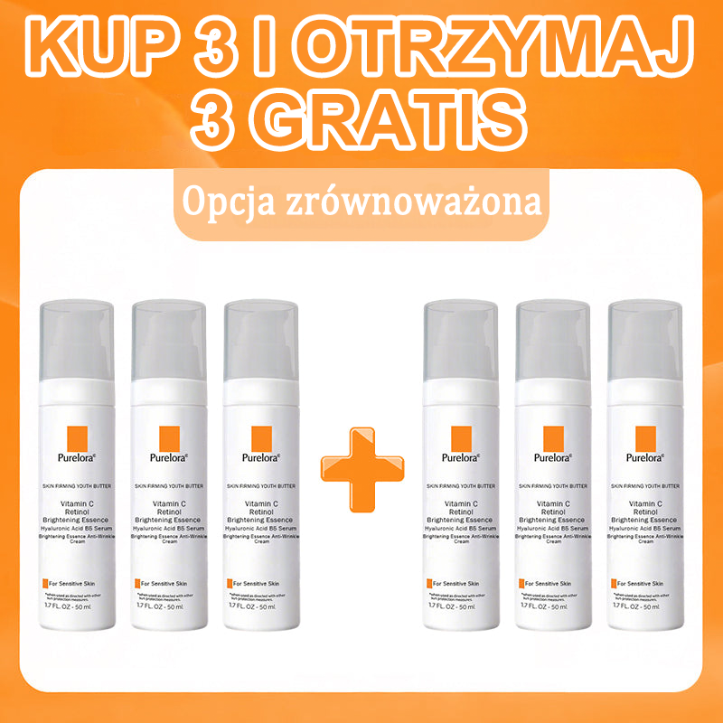 Purelora® Stem Cell Extract EGF and Copper Peptide Revitalizing Essence Cream (głęboko aktywuje wewnętrzną regenerację skóry, sprawia, że staje się ona jędrniejsza i gładsza)