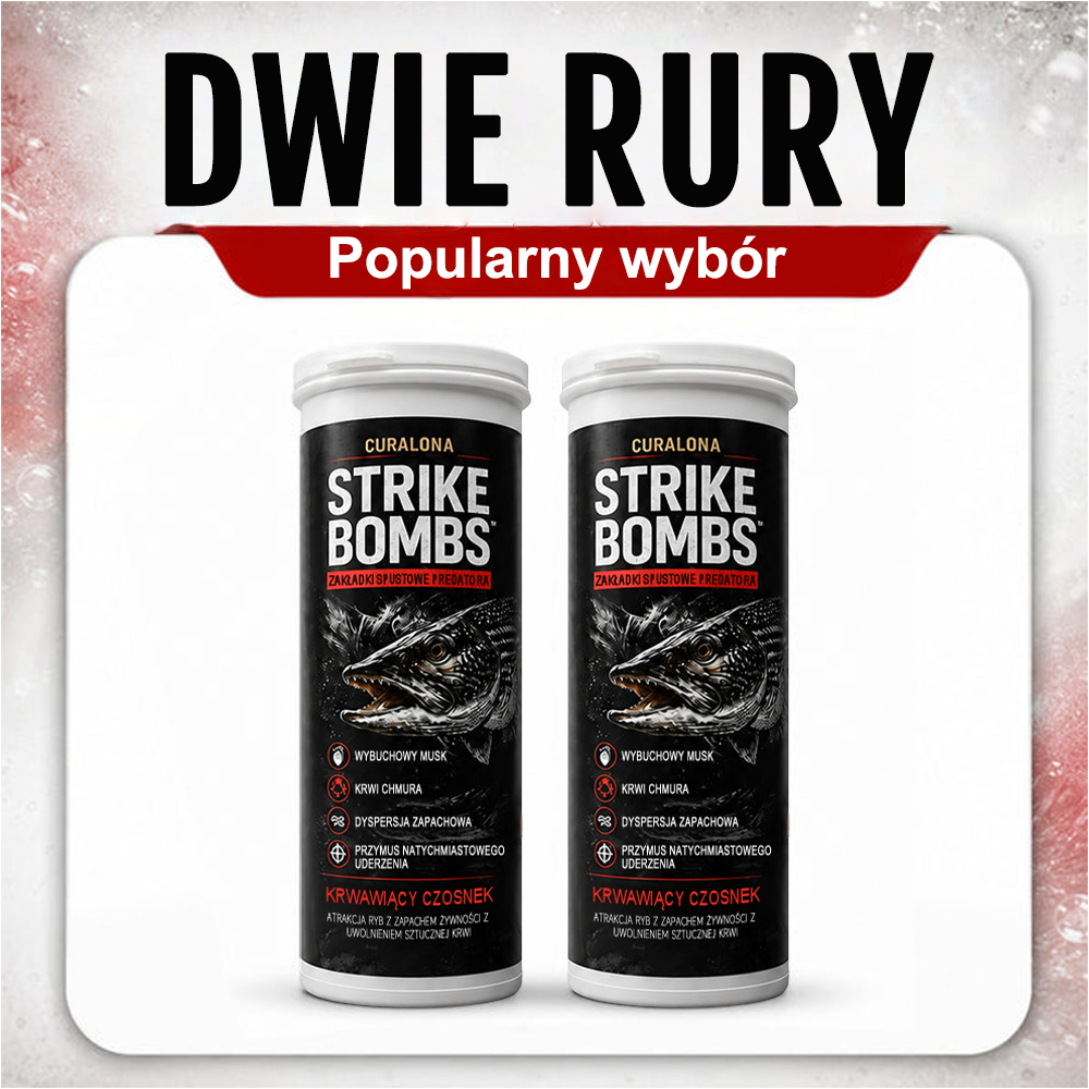 Oficjalny Sklep Markowy | ✅ Curalona® Strike Bombs — Nowa przynęta na wody słodkie i słone, która krwawi, musuje i prowokuje wielkie drapieżniki