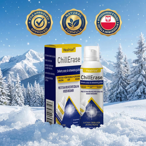 ❄️Healrize® ChillErase – Delikatny spray regenerujący na uporczywe grudki i szorstkie miejsca na skórze