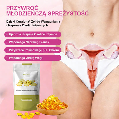 Curalona® Natychmiastowe Ukojenie Świądu i Detoks oraz Wyszczuplanie i Ujędrnianie – Regeneracja i Naturalne Kapsułki „Różowość i Delikatność” PRO
