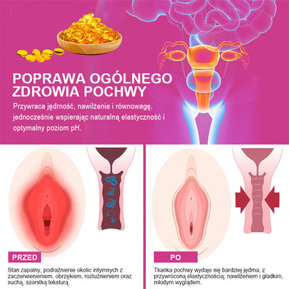 Curalona® Natychmiastowe Ukojenie Świądu i Detoks oraz Wyszczuplanie i Ujędrnianie – Regeneracja i Naturalne Kapsułki „Różowość i Delikatność” PRO