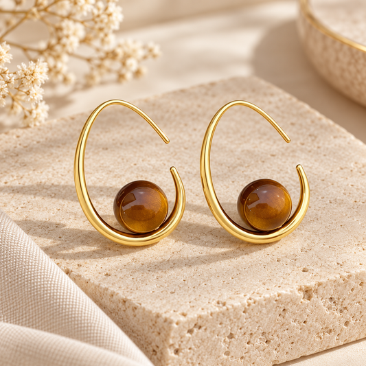 ( 🔥VENTE SPÉCIALE – DERNIER JOUR : -80 %)CZTICLE®Boucles d’oreilles Lymphvity Therapy au germanium