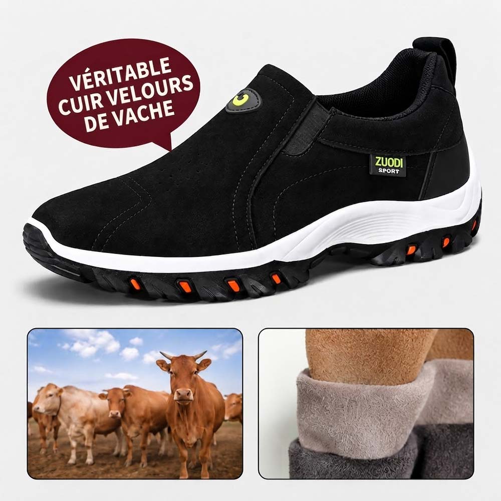 🔥 DERNIER JOUR : -79 % 👣 Chaussures antidérapantes femme & homme – confort et soutien de la voûte plantaire