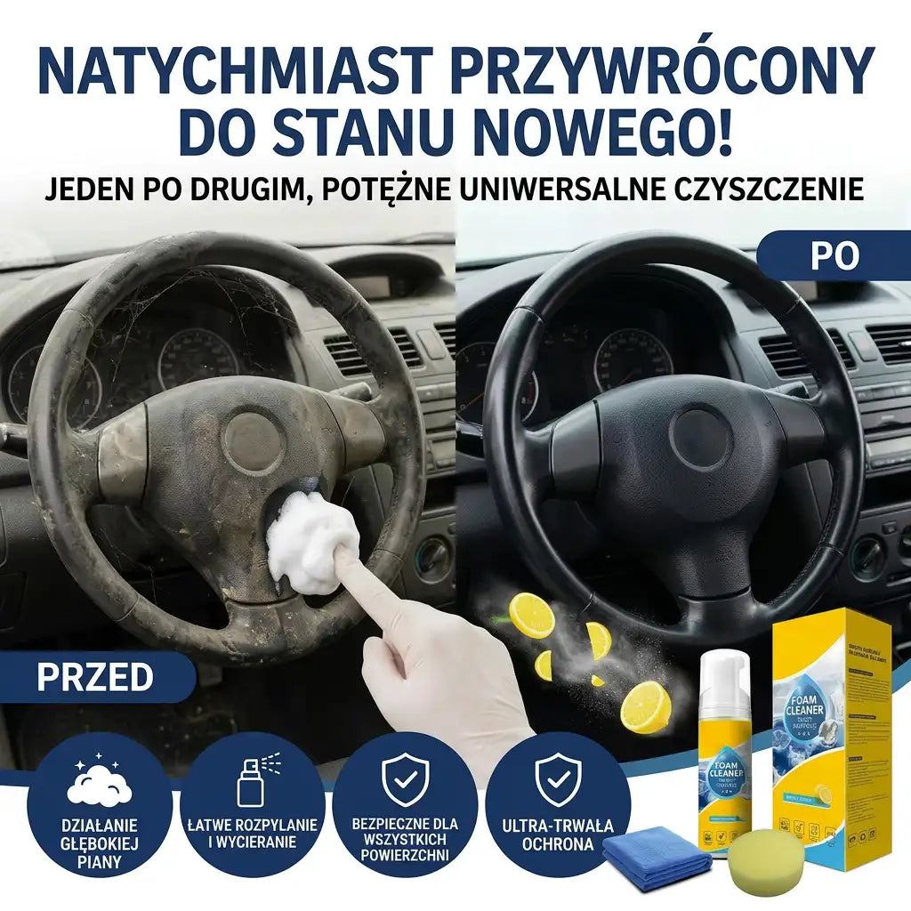 🫧Ostatni dzień – 80% zniżki💦 Wieloenzymatyczna pianka czyszcząca 4 w 1